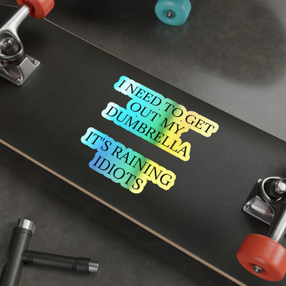 Dumbrella Holographic Sticker