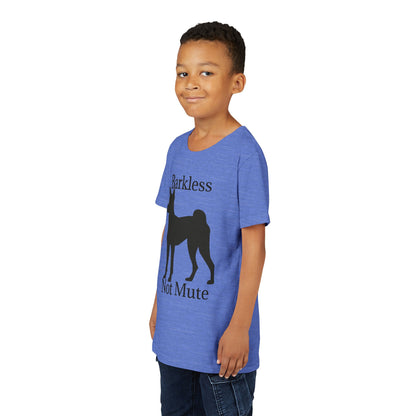 Barkless Not Mute Youth Unisex Short Sleeve Crewneck Tee