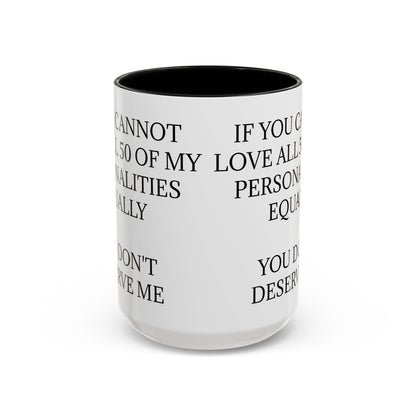 50 Personalities 2-Tone Coffee Mug