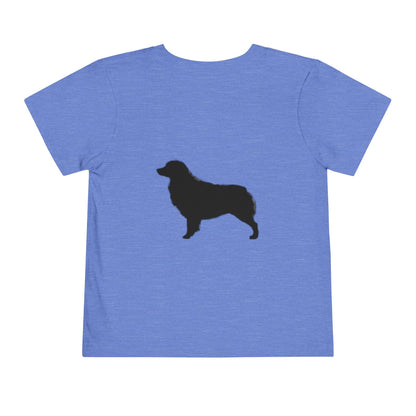 Aussie Silhouette Toddler Unisex Short Sleeve Crewneck Tee