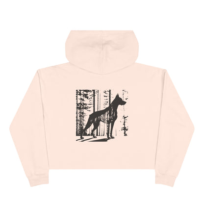 Guardian Of The Forest Women's Crop Hoodie