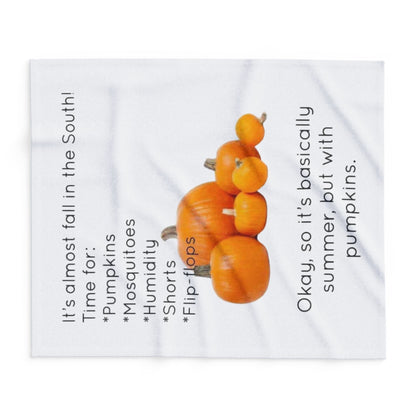 Fall In The South Arctic Fleece Blanket
