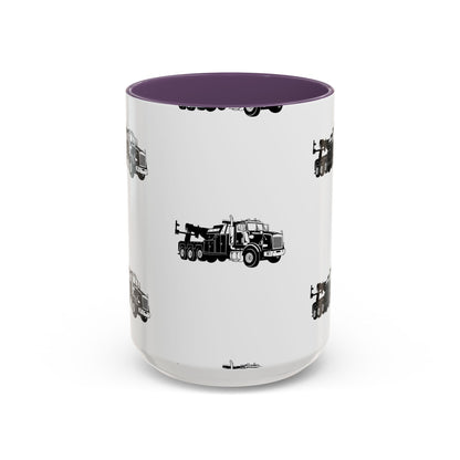 Heavy Tow Truck 2-Tone Coffee Mug