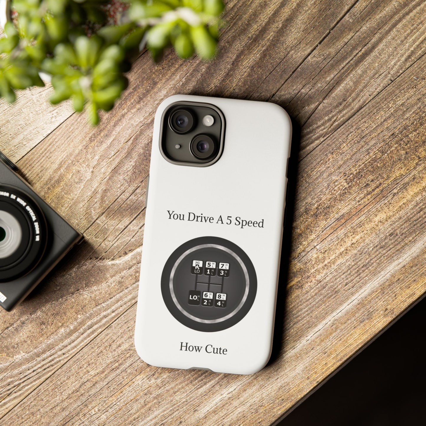 5 Speed How Cute iPhone Case