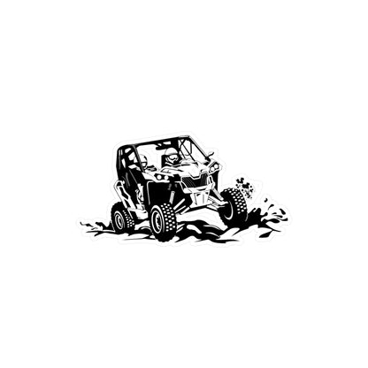 Slingin' Mud Side By Side Vinyl Decal