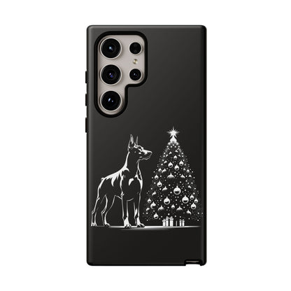 Doberman Christmas Tree Samsung Case