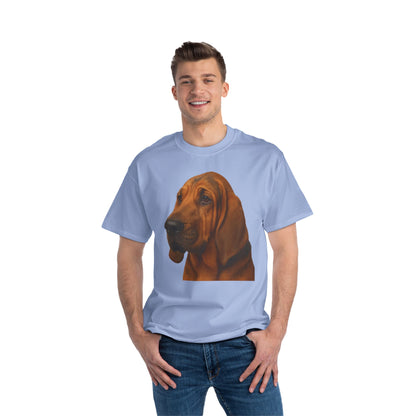 Bloodhound Head Men's Short-Sleeve Crewneck Tee