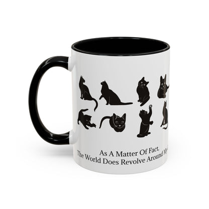 Matter Of Fact Cat 2-Tone Coffee Mug