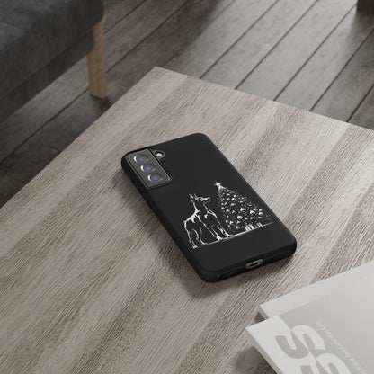 Doberman Christmas Tree Samsung Case