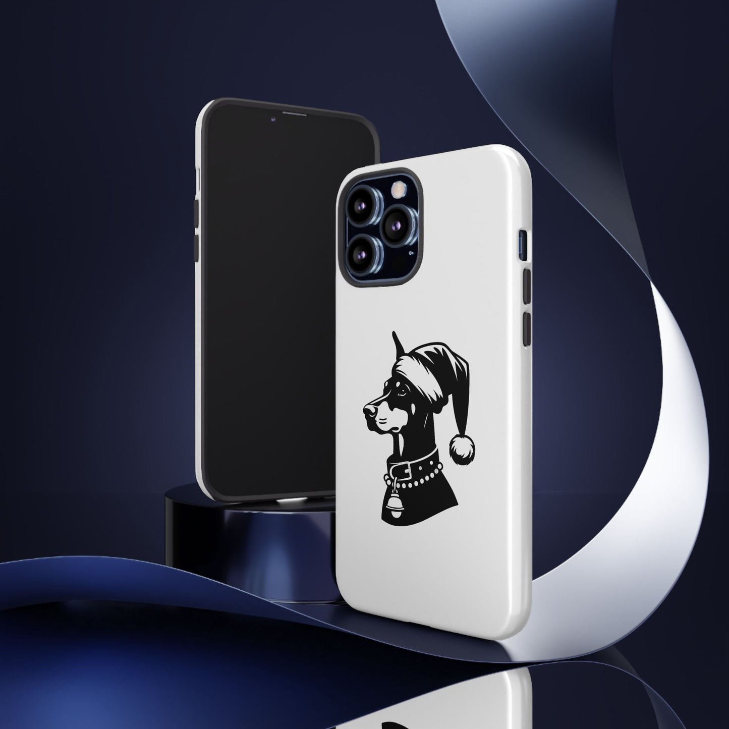 Santa Paws Doberman iPhone Case