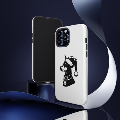 Santa Paws Doberman iPhone Case