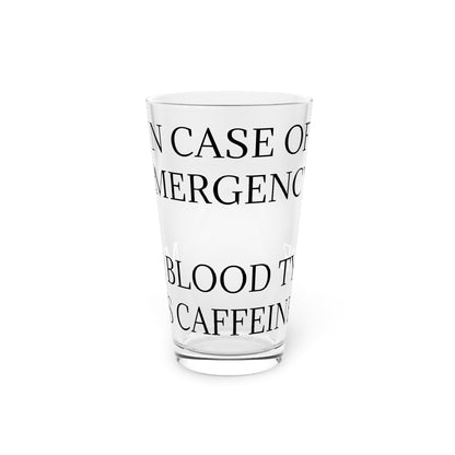 Blood Type Drinking Glass