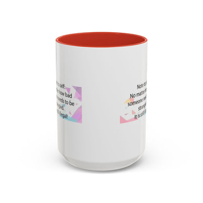 Note To Self 2-Tone Coffee Mug