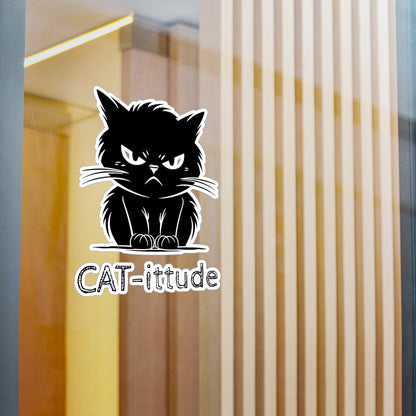 CAT-ittude Vinyl Decal