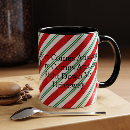 Here Comes Amazon 2-Tone Coffee Mug