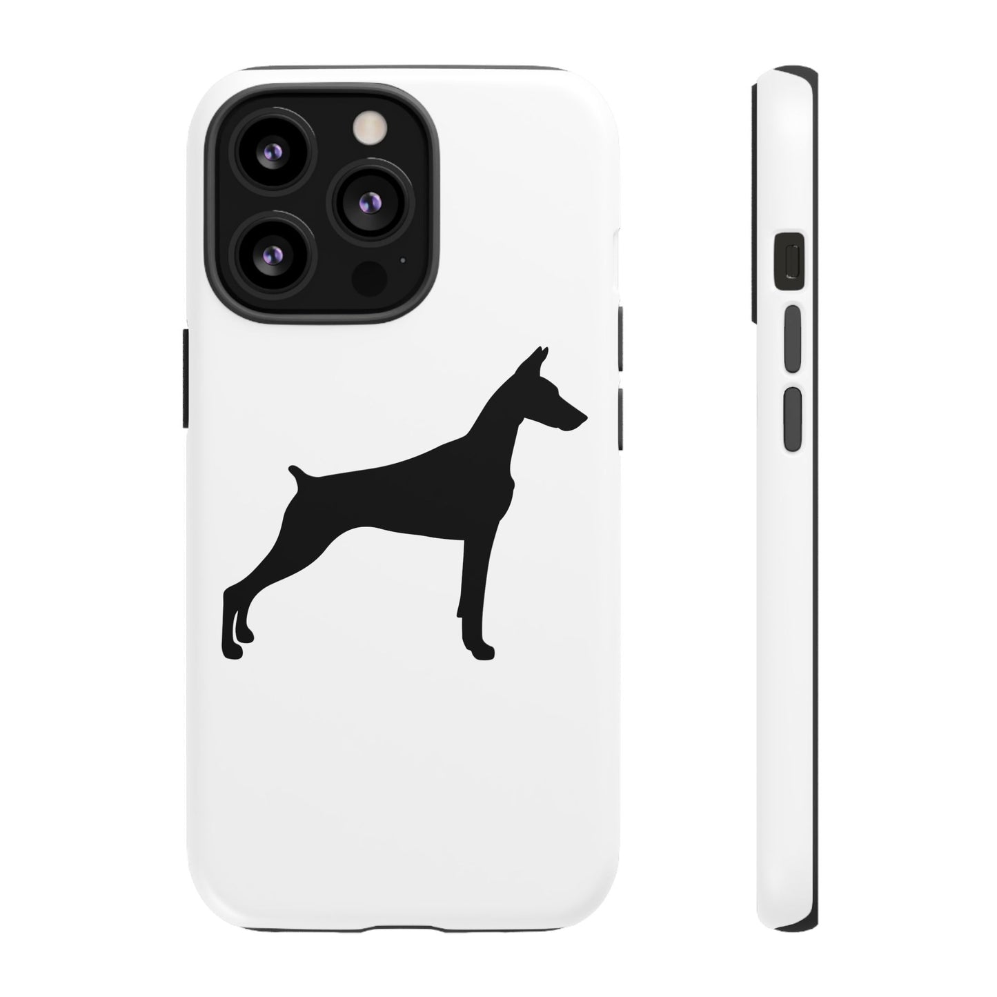 Doberman Silhouette iPhone Case