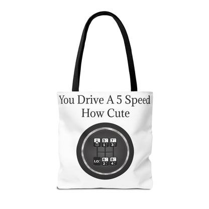 5 Speed How Cute Tote Bag