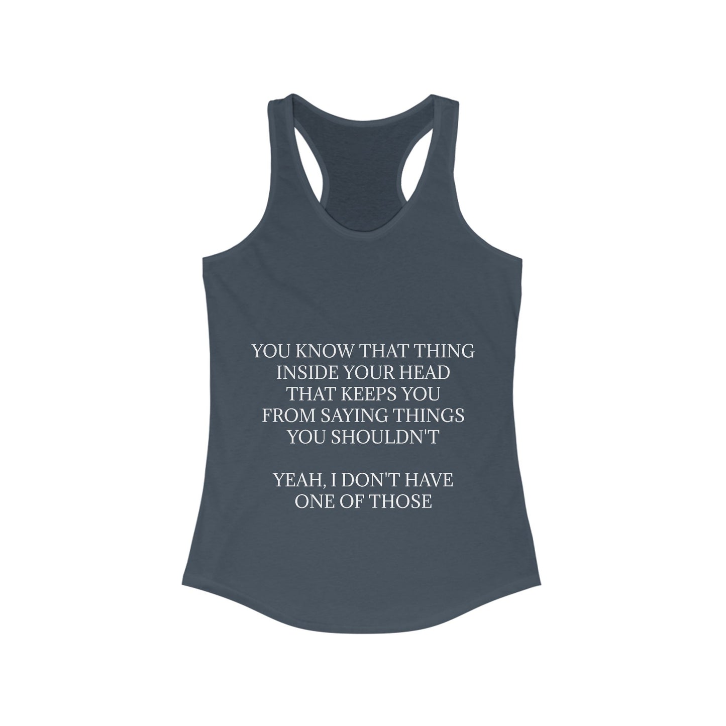 No Filter Women's Racerback Tank