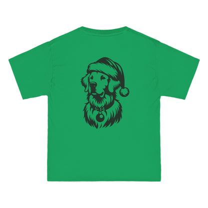 Santa Paws Golden Men's Short-Sleeve Crewneck Tee