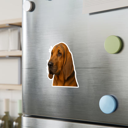 Bloodhound Head Vinyl Decal