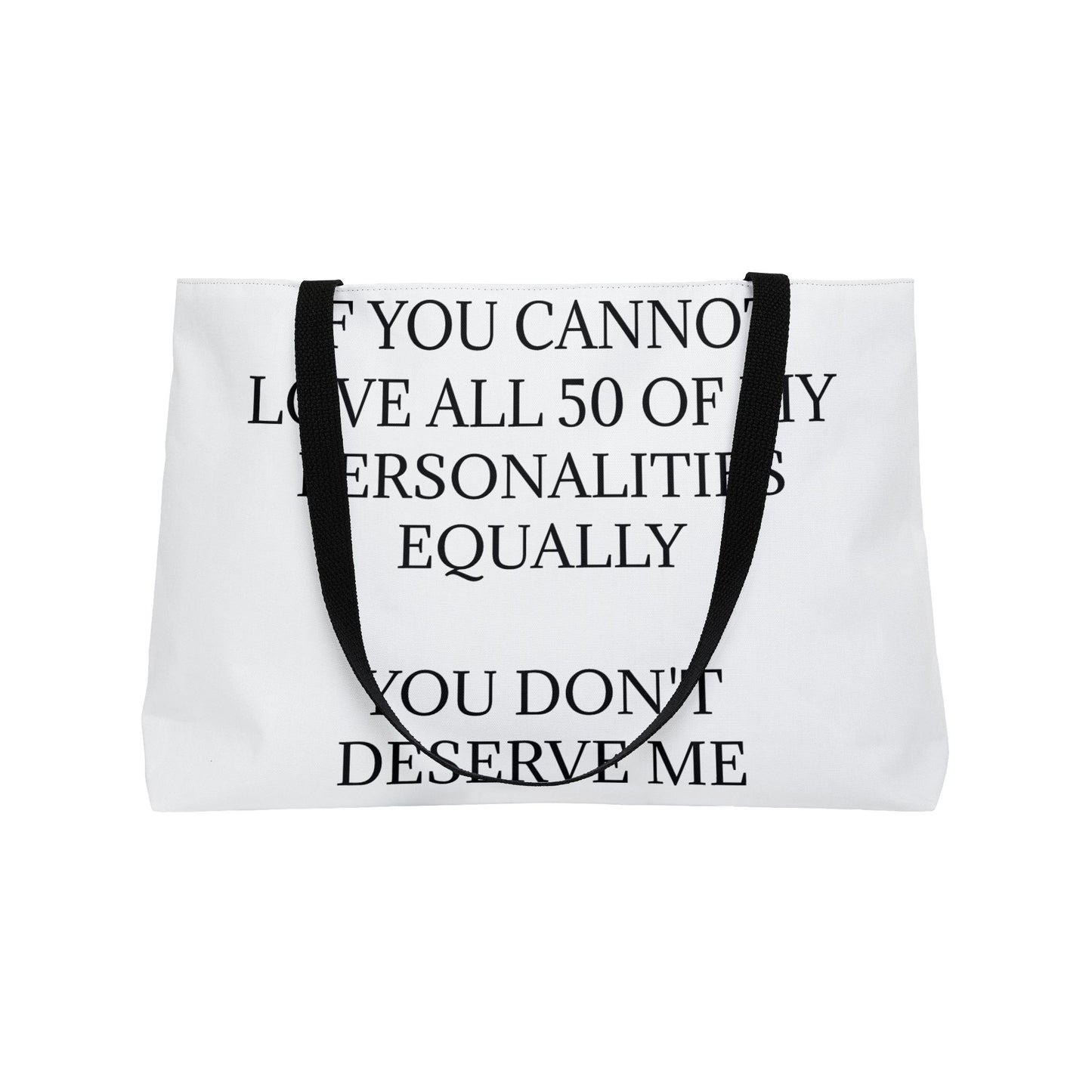 50 Personalities Weekender Tote Bag