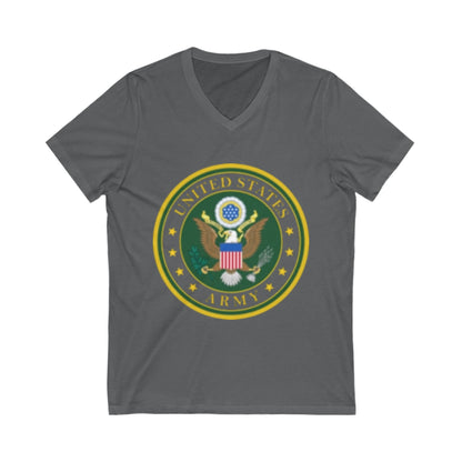 US Army Unisex Short Sleeve V-Neck Tee
