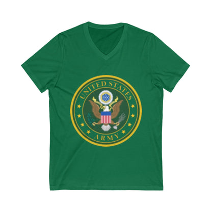 US Army Unisex Short Sleeve V-Neck Tee