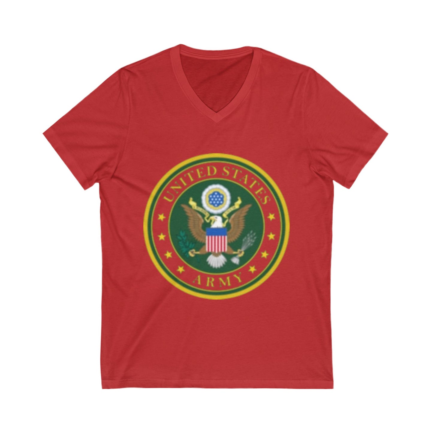 US Army Unisex Short Sleeve V-Neck Tee