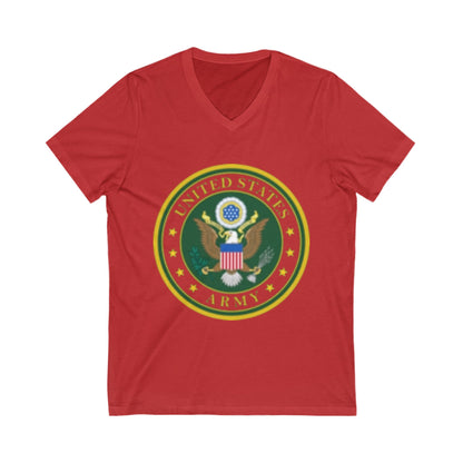 US Army Unisex Short Sleeve V-Neck Tee