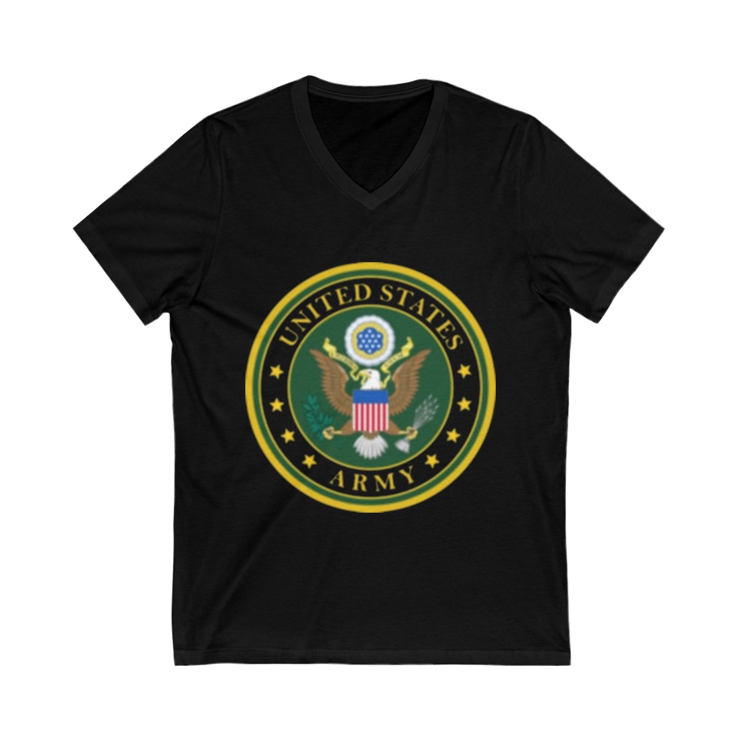 US Army Unisex Short Sleeve V-Neck Tee