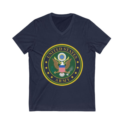 US Army Unisex Short Sleeve V-Neck Tee
