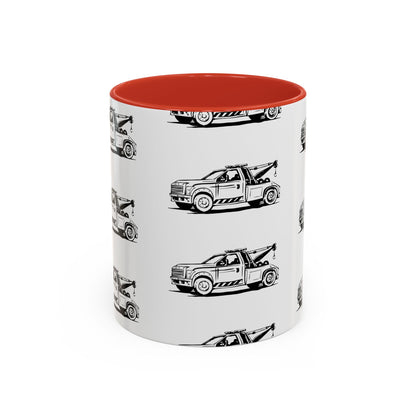 Wheel Lift Tow Truck 2-Tone Coffee Mug