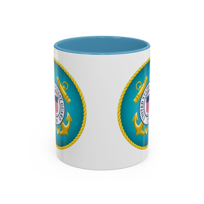 US Coast Guard 2-Tone Coffee Mug