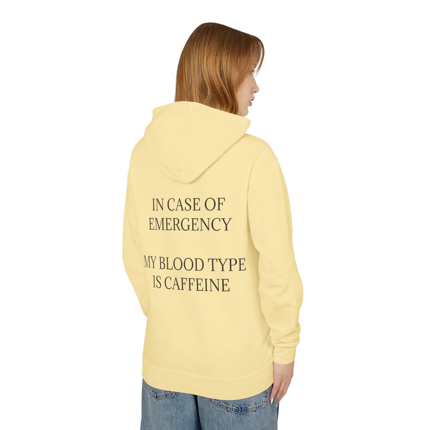 Blood Type Unisex Lightweight Hoodie