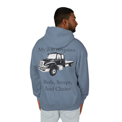 Beds, Straps, And Chains Unisex Lightweight Hoodie