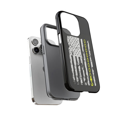 Thin Yellow Line iPhone Case
