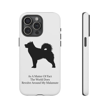 Matter Of Fact Malamute iPhone Case