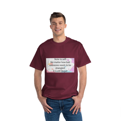 Note To Self Men's Short-Sleeve Crewneck Tee