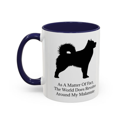 Matter Of Fact Malamute 2-Tone Coffee Mug
