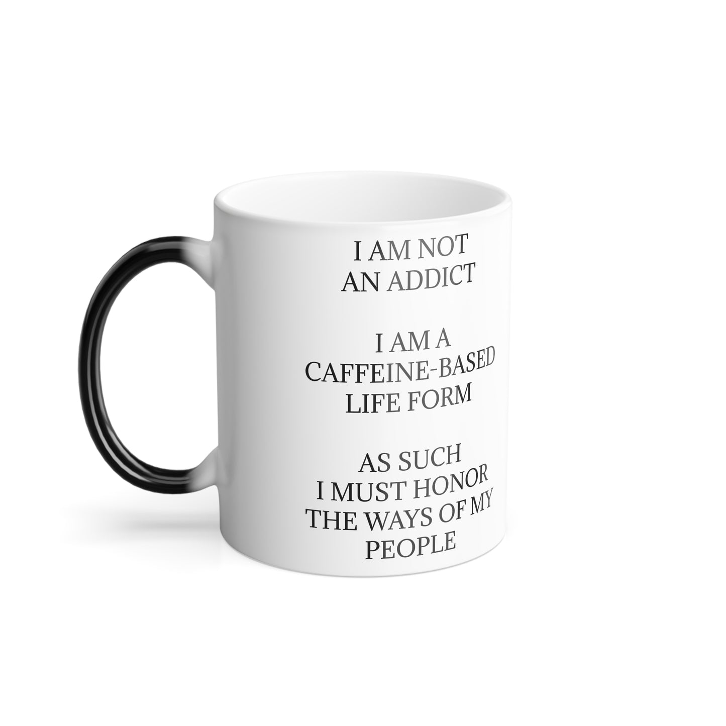 Not An Addict Color Changing Mug