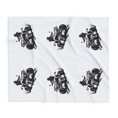 Slingin' Mud Quad Arctic Fleece Blanket