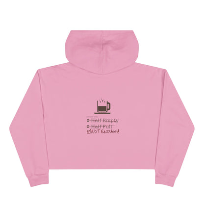 Not Enough Women's Crop Hoodie