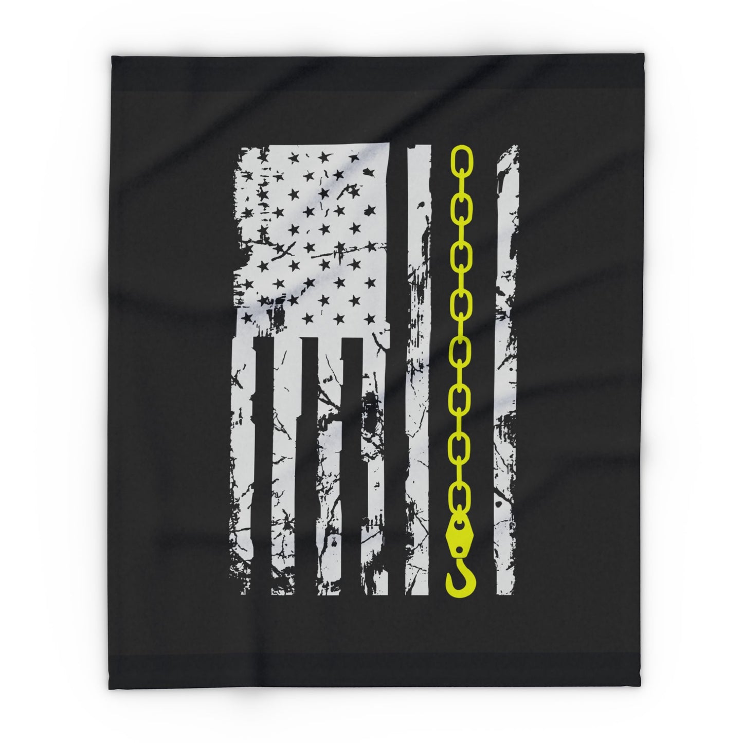 Thin Yellow Line Arctic Fleece Blanket