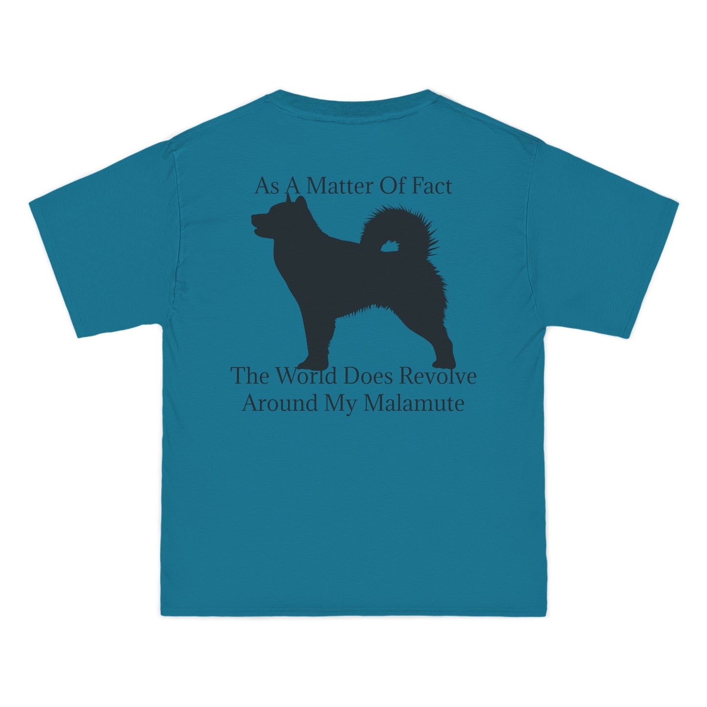 Matter Of Fact Malamute Men's Short-Sleeve Crewneck Tee