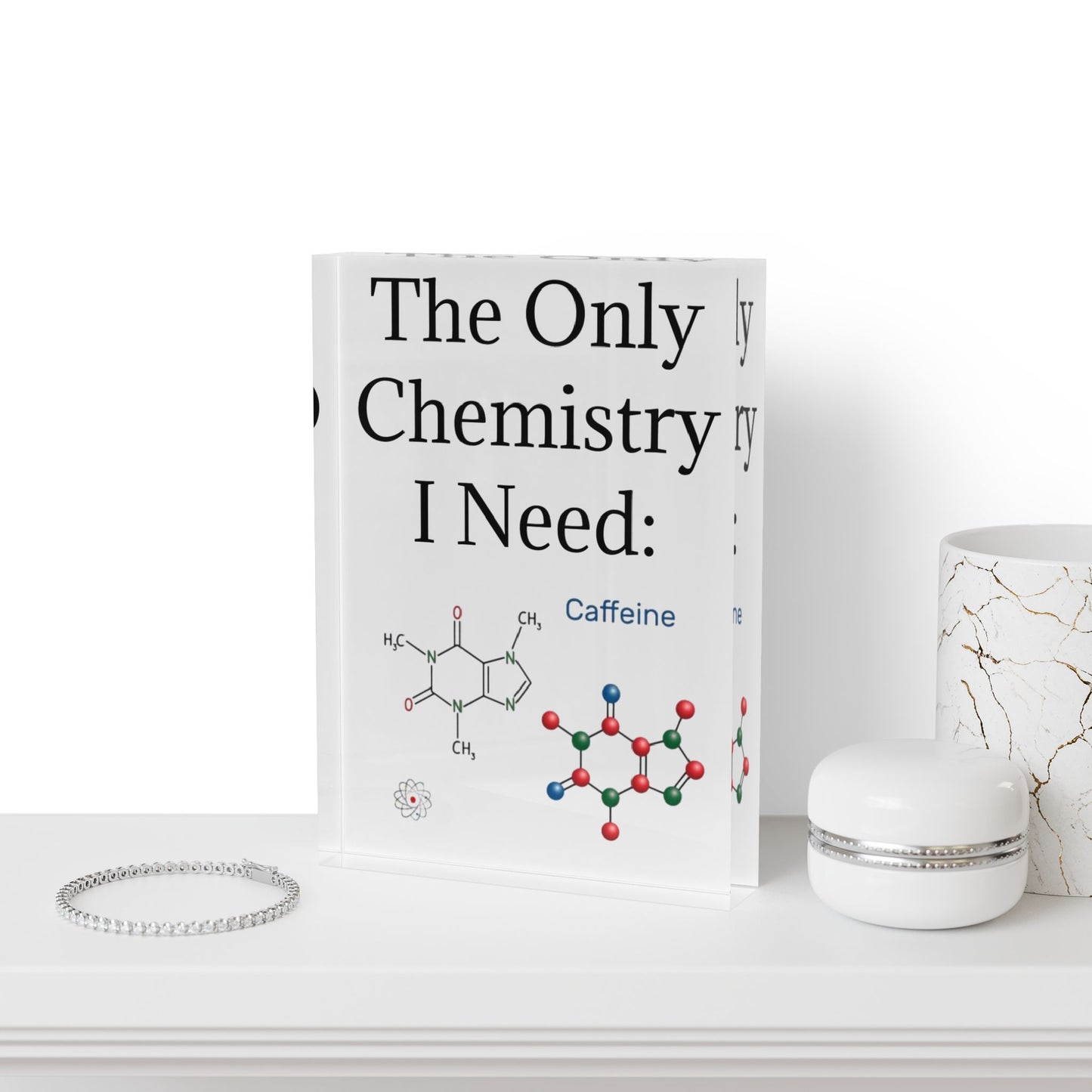 Chemistry Lesson Acrylic Photo Block