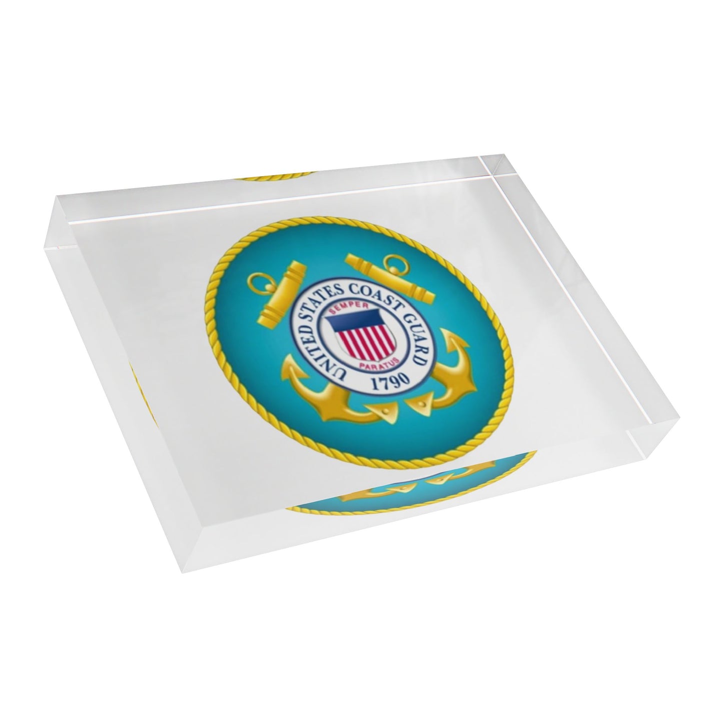 US Coast Guard Acrylic Photo Block