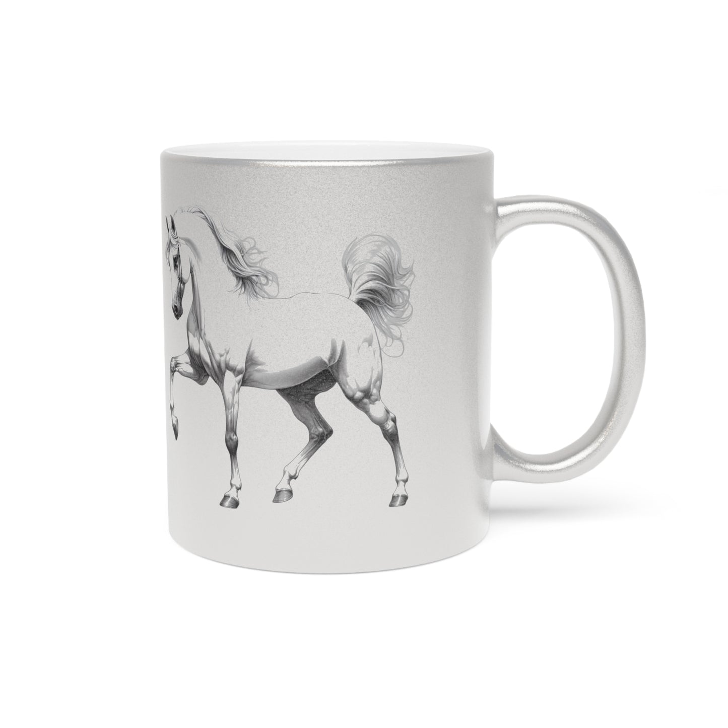 Fancy Pants Metallic Coffee Mug
