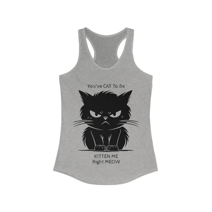 Kitten Me Women's Racerback Tank
