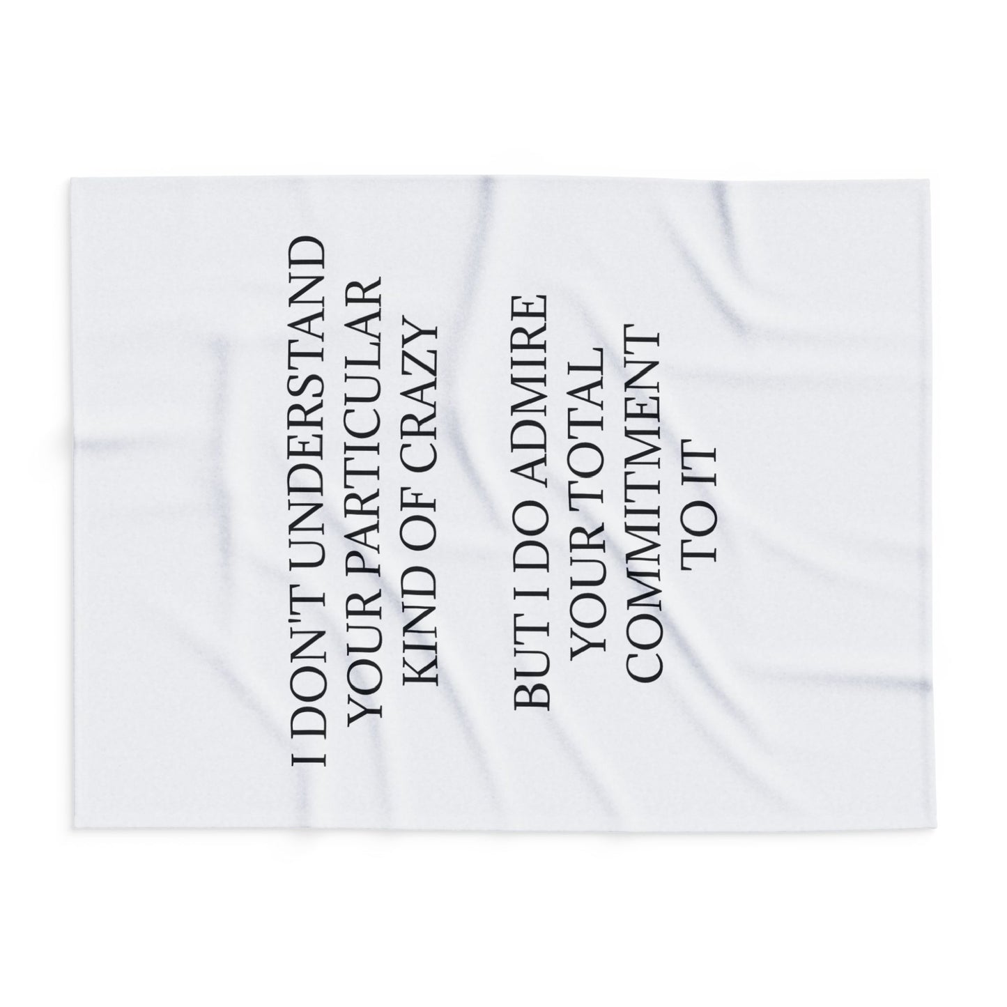 Kind Of Crazy Arctic Fleece Blanket
