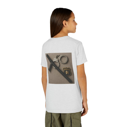 Law Enforcement Appreciation Youth Unisex Short Sleeve Crewneck Tee